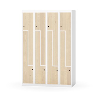 Garderobeskap Novis Z flatt tak 8 rom B120