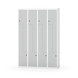 Garderobeskap Novis Z flatt tak 8 rom B120