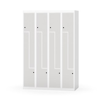 Garderobeskap Novis Z flatt tak 8 rom B120