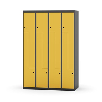 Garderobeskap Novis Z flatt tak 8 rom B120