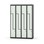 Garderobeskap Novis Z flatt tak 8 rom B120