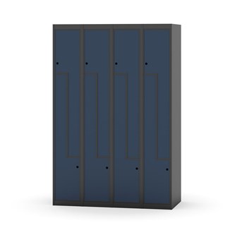 Garderobeskap Novis Z flatt tak 8 rom B120