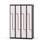 Garderobeskap Novis Z flatt tak 8 rom B120
