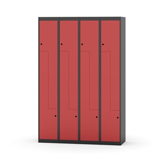 Garderobeskap Novis Z flatt tak 8 rom B120