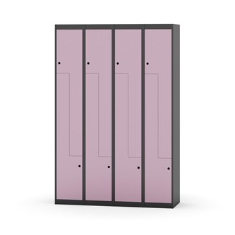 Garderobeskap Novis Z flatt tak 8 rom B120