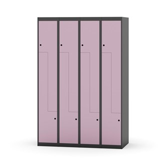 Garderobeskap Novis Z flatt tak 8 rom B120
