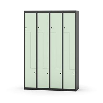 Garderobeskap Novis Z flatt tak 8 rom B120