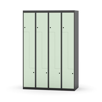 Garderobeskap Novis Z flatt tak 8 rom B120