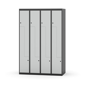 Garderobeskap Novis Z flatt tak 8 rom B120