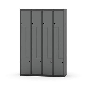 Garderobeskap Novis Z flatt tak 8 rom B120