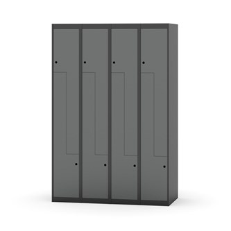 Garderobeskap Novis Z flatt tak 8 rom B120