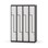 Garderobeskap Novis Z flatt tak 8 rom B120