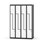 Garderobeskap Novis Z flatt tak 8 rom B120