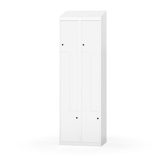 Garderobeskap Novis Z skrått tak 4 rom B60