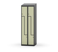 Garderobeskap Novis Z skrått tak 4 rom B60