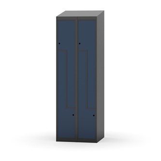 Garderobeskap Novis Z skrått tak 4 rom B60
