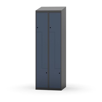 Garderobeskap Novis Z skrått tak 4 rom B60