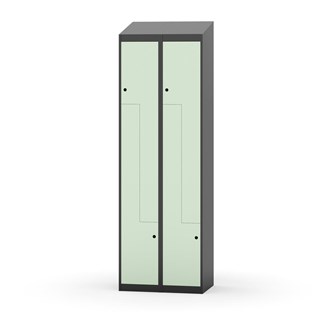 Garderobeskap Novis Z skrått tak 4 rom B60