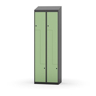 Garderobeskap Novis Z skrått tak 4 rom B60