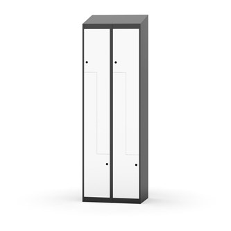 Garderobeskap Novis Z skrått tak 4 rom B60