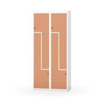 Garderobeskap Novis Z flatt tak 4 rom B80