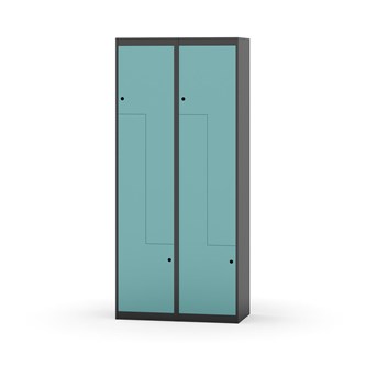 Garderobeskap Novis Z flatt tak 4 rom B80