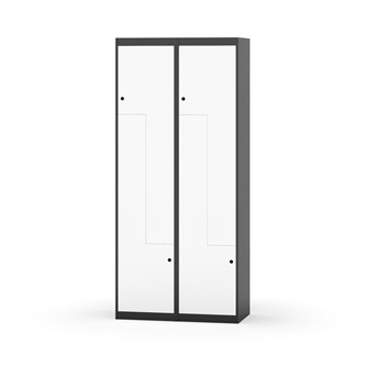 Garderobeskap Novis Z flatt tak 4 rom B80