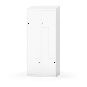 Garderobeskap Novis Z skrått tak 4 rom B80