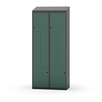 Garderobeskap Novis Z skrått tak 4 rom B80