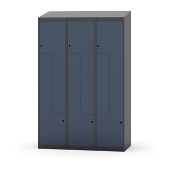 Garderobeskap Novis Z skrått tak 6 rom B120