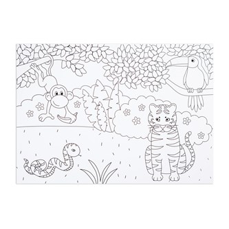 Dekkebrikker til å fargelegge