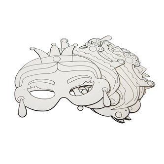 Papirmasker prinsesse