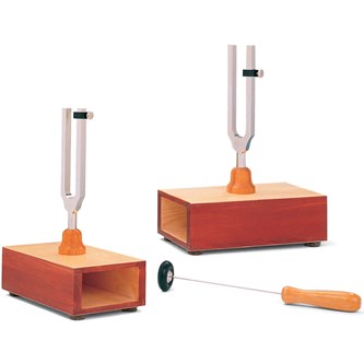 Stemmegaffel med resonansplate 2 stk