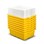 LEGO® Education Medium Storage Yellow (8 pack)