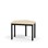 Bord 12:38 FSC HT 5-kant 70x60 cm svart