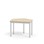 Bord 12:38 FSC HT 5-kant 70x60 cm hvit
