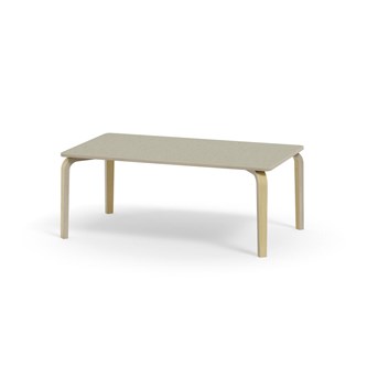 Bord Arcus linoleum 140x80 cm bjørk