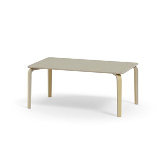 Bord Arcus linoleum 140x80 cm bjørk