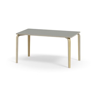 Bord Arcus linoleum 140x80 cm bjørk