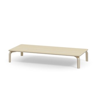 Bord Arcus akustikklaminat 180x80 cm hvitpigmentert bjørk