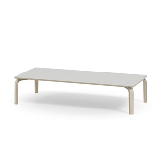Bord Arcus akustikklaminat 180x80 cm hvitpigmentert bjørk