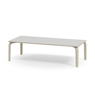 Bord Arcus akustikklaminat 180x80 cm hvitpigmentert bjørk