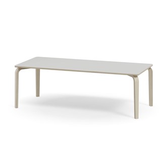 Bord Arcus akustikklaminat 180x80 cm hvitpigmentert bjørk