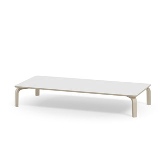 Bord Arcus akustikklaminat 180x80 cm hvitpigmentert bjørk