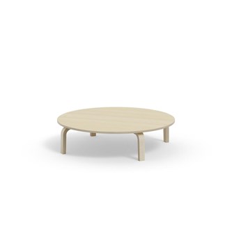 Bord Arcus laminat hvitpigmentert Ø 120cm