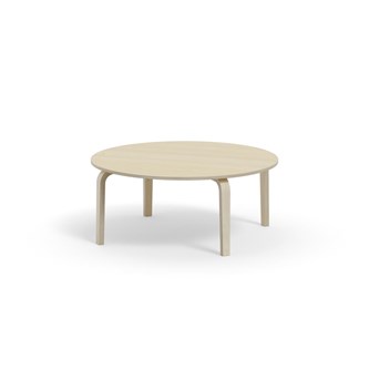 Bord Arcus laminat hvitpigmentert Ø 120cm