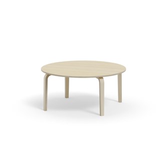 Bord Arcus laminat hvitpigmentert Ø 120cm