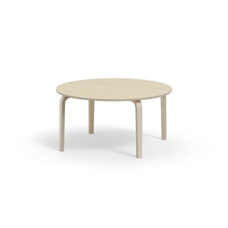Bord Arcus laminat hvitpigmentert Ø 120cm