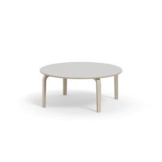 Bord Arcus laminat hvitpigmentert Ø 120cm