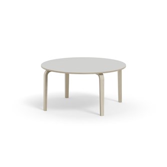 Bord Arcus laminat hvitpigmentert Ø 120cm